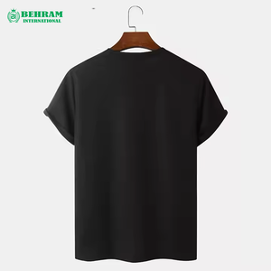 T-shirt pour homme de haute qualité, coupe classique, respirant, anti-rides, séchage rapide, écologique, en polyester/coton, design vierge personnalisable avec logo - Product Image 4