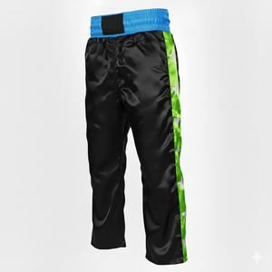 Pantalones de Entrenamiento de Boxeo Unisex Rojos de Último Diseño, 100% Poliéster, para Muay Thai y Kickboxing, Elásticos, Transpirables y Ligeros - Product Image 1
