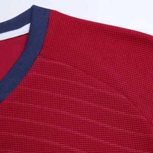 Uniforme de football teint par sublimation personnalisé, ensemble de conceptions courtes, col rond respirant à séchage rapide, entraînement de football en plein air unisexe - Product Image 4