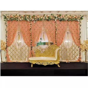 Prettiest Designed <b>Wedding</b> <b>Candle</b> Wall Stage Unique <b>Candle</b> Walls for <b>Wedding</b> Stage Decor Stylish Golden Metal <b>Candle</b> Walls Stage - Product Image 1