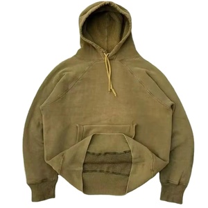 Sudaderas con Capucha para Hombre Hechas a Medida, Lavadas al Ácido, 100% Algodón, Cosidas, Personalizadas, Ropa Casual, Antiarrugas, Transpirables, Cómodas y Ecológicas - Product Image 1