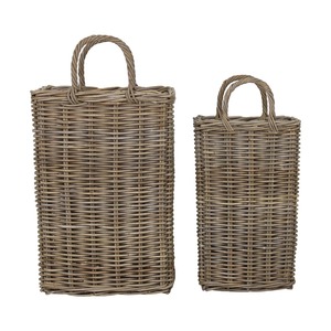 Juego de 2 Cestas Rectangulares Largas de Ratán, Hechas a Mano, Cestas de Almacenamiento, Venta al por Mayor, Ecológicas, Hechas en Vietnam - Product Image 3