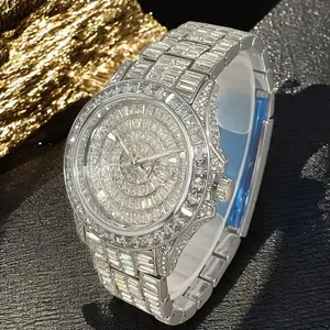 Montre élégante avec cadran en diamant pour femmes, idéale pour le bureau et les événements du soir, disponible en gros - Product Image 1