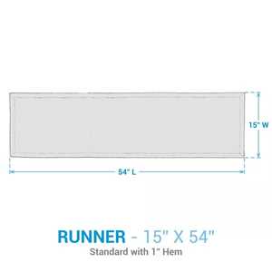 Chemin de table design avec frange Accessoire élégant de décoration intérieure Mittal Export - Product Image 3