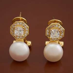 92.5 <b>Silver</b> <b>Stud</b> <b>Earrings</b> with Asscher Cut Diamond Bezel Setting Trendy Hexagon Pattern Rose Gold Inlay for Wedding Engagement - Product Image 6