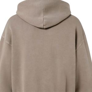 Nouveautés, sweat-shirts à capuche gris pour homme, mode printemps, coupe ample, tissu en laine mélangée élasthanne/polyester, imprimé par décharge - Product Image 2