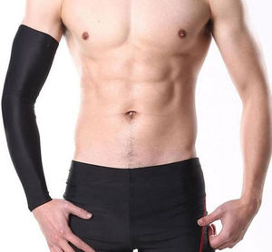 Manchons de bras en élasthanne/coton respirants, écologiques et à séchage rapide, ensembles grande taille, vêtements de sport, logo personnalisé, prix de gros – Vente chaude - Product Image 4