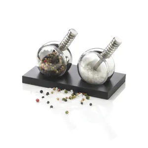 Custom Planet Merchandising <b>Salt</b> and <b>Pepper</b> <b>Set</b> Premium Spice Jar Collection - Product Image 1