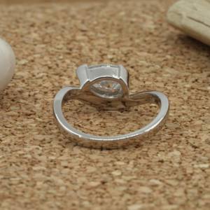 แหวนเพชรโตในแล็บสุดชิคชวนให้หลงใหล VVS2ลูกแพร์สีทอง14K ได้รับการรับรองว่าหรูหราของขวัญหมั้นที่สง่างามสำหรับผู้หญิง - Product Image 6