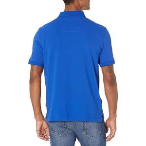 Color azul transpirable Premium hombres verano personalizado duradero Polos 100% algodón ligero Unisex Polos - Product Image 2