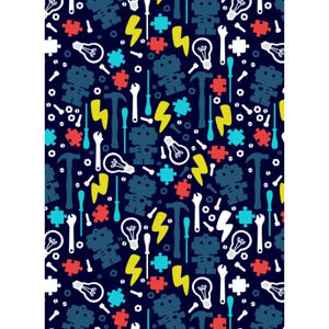 Telas de Terciopelo Flocado de Alta Calidad con Estampado Rotatorio Personalizado, Telas de Algodón Flocado con Estampado Rotatorio Personalizado para Venta al por Mayor - Product Image 4