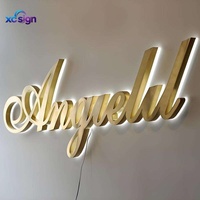 Enseigne lumineuse LED 3D personnalisée en acier inoxydable, étanche IP65, pour magasin commercial, hôtel, bar, signalétique murale, compatible HomeKit