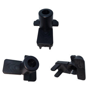 Bloc de tige noir pour auvents, accessoires en plastique imprimés certifiés pour l'extérieur fabriqués en Italie et personnalisables - Product Image 3