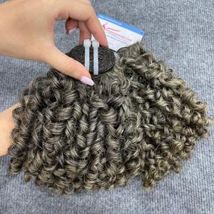 ผมต่อสีเทาธรรมชาติเวียดนามเครื่องม้วนผม12- 14นิ้วพร้อมส่ง - Product Image 6