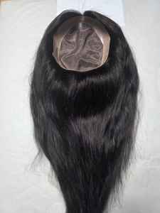 วิกผมโมโนสำหรับผู้หญิงผมคนอินเดียมีหลายสไตล์ (คลื่นน้ำคลื่นธรรมชาติเป็นต้น) 100น้ำหนักเบา-150กรัม - Product Image 4