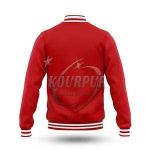 Chaqueta Letterman Personalizada 100% Algodón para Hombre, Nuevo Estilo Invernal con Cuello Alto, Ropa Premium Personalizada, Transpirable - Product Image 2