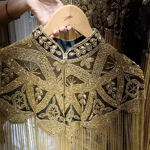 เสื้อผ้าแบบตรงปักเลื่อมเลื่อมทรงโค้งที่สวยงามสำหรับงานเทศกาลในโอกาสต่างๆของสโมสร - Product Image 2