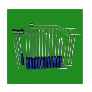 Instrumentos para Extracción de Cemento Tipo Mueller, de Titanio Azul, 22 Piezas, Ortopédicos, Marca Surgiright, con Garantía de Un Año - Product Image 1