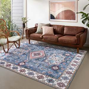 Alfombra Decorativa Lavable Netline Home Depot Tribal Multicolor Geométrica de 60x90 cm, Diseño NL1016 - Product Image 6