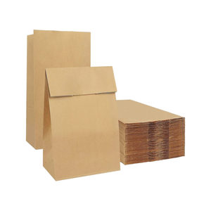 Pedidos personalizados Bolsa de papel Kraft de color marrón sin asa Tipo reciclado para almacenamiento de alimentos para llevar Hecho en Vietnam - Product Image 5