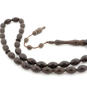 Coffret cadeau islamique comprenant des perles de tasbih en corne artisanales, design islamique traditionnel, toucher réel, personnalisable, religieux - Product Image 1