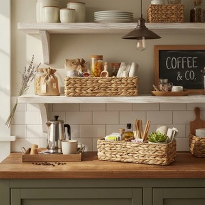 Boîte de rangement en jacinthe d'eau tissée, boîte de rangement artisanale, écologique, naturelle, décoration intérieure et extérieure, vente en gros du Vietnam - Product Image 5