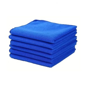 Serviettes de golf 100% pur coton design assorties bleu ciel contemporain brodé super absorbant cuisine linge de maison GOTS - Product Image 4