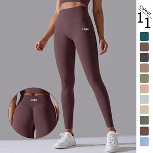 OEM leggings personalizados ropa de fitness y yoga gimnasio pantalones de yoga en el precio barato de talle alto pantalones de yoga leggings de mujer - Product Image 6