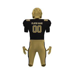 Conjunto de Uniforme de Fútbol Americano Hecho a Medida, Camisetas Transpirables con Nombre y Número del Jugador, Manga Corta, Talla Grande - Product Image 3