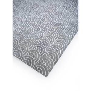 พรมขนสัตว์ทอมือลายเรขาคณิตสีเทาดำสไตล์คลาสสิก ขนาด 9x12 ฟุต รูปทรงสี่เหลี่ยมผืนผ้า พรมปอกระเจาสำหรับบ้าน เทคนิคการทอแบบแบน-Tahn-17 - Product Image 2