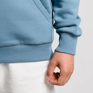 Sweat à capuche épais avec poche avant pour hommes, sweat à capuche respirant en tissu éponge français de luxe avec logo personnalisé, nouvel arrivage - Product Image 6