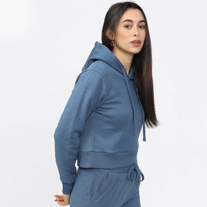 Sudaderas de Invierno para Mujer, Tejidas, 100% Algodón, Transpirables, con Logotipo Frontal, Mangas Largas, Alta Calidad - Product Image 2