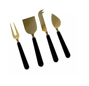 Juego de quesos de alta calidad juego de dos con mango forjado a mano nuevo tenedor de queso y esparcidor en precio al por mayor juego de quesos de metal nuevo - Product Image 3