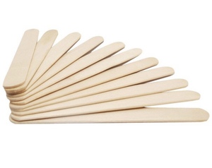 พลั่วตักไอศครีมแบบใช้แล้วทิ้งช้อนไม้เบิร์ชแบบปรับแต่งได้อุปกรณ์ดูแลความงามและกำจัดขน - Product Image 1