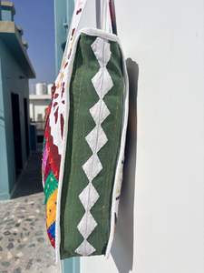 Bolso de mano acolchado de algodón de alta calidad, bolso de compras de retazos hecho a mano, bolso de playa para uso diario y viaje, regalo perfecto - Product Image 4