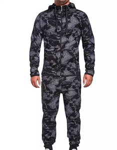 Regular Fit Hiver Hommes Logo Personnalisé Conception 100% Coton Séchage Rapide Respirant Pull À Capuche Jogger Survêtement - Product Image 4