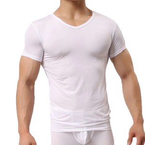 Sous-vêtement anti-transpiration pour homme T-shirt à col rond coupe ajustée avec coussinets anti-transpiration sous les chemises respirantes - Product Image 6