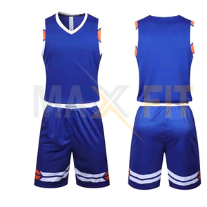 ชุดบาสเก็ตบอลสำหรับวัยรุ่นออกแบบได้ตามต้องการจาก Maxfit เสื้อบาสเก็ตบอลไซส์ใหญ่พิเศษ - Product Image 3