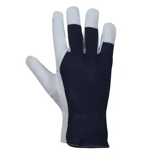 2024 vente en gros mode travail industriel assemblage gants travail cuir gants de sécurité guantes de trabajo de cuero