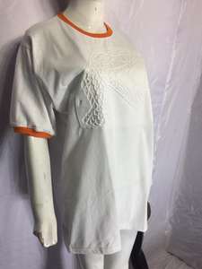 Camiseta de algodón estampada y en relieve personalizada FAMU Rattlers para hombres y mujeres OEM College Spirit Wear - Product Image 4