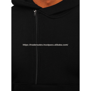 2023 nouveau sweat à capuche et sweat-shirt pour hommes de haute qualité solide à manches longues polaire imperméable avec cordon de serrage imprimé en 3D noir pour l'hiver - Product Image 6