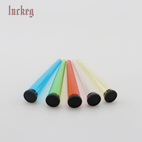 Tuyau d'étanchéité pour cigare en plastique jetable, prix de gros coloré, 110 mm, nébuliseur, tube de stockage de cigarette en plastique