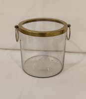 Cubo de hielo multifuncional chapado en oro nuevo con tarro de vidrio para bares y fiestas con colores y tamaños personalizados