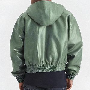 Custom Black Genuine Leather Letterman <b>Varsity</b> <b>Jacket</b> High Quality Fashionable Chenille Patches Embroidery Fur <b>varsity</b> <b>jacket</b> - Product Image 4