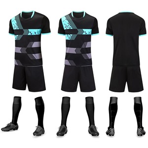 ชุดเครื่องแบบทีมฟุตบอลเต็มตัวสำหรับผู้ใหญ่และเด็กชุดแข่งขันแบบ DIY ชุดเล่นฟุตบอลแบบปรับแต่งได้ - Product Image 2