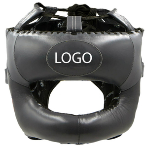 Venta al por mayor a medida PU cuero boxeo cabeza equipo entrenamiento seguridad cabeza protección guardias Bfreathable con el mejor precio también personalizado - Product Image 4