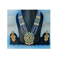 Mode nouveau Design femmes collier en laiton multicouche collier et boucles d'oreilles ensemble bijoux différentes couleurs et Design Unique taille Unique