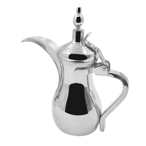 Cafetera de té árabe Dallah hecha a mano de Metal de acero inoxidable con agujero para servir café, cafetera árabe a precio a granel - Product Image 2