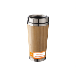 Tazza in Acciaio e Bambù Personalizzata per Promozioni - Product Image 3