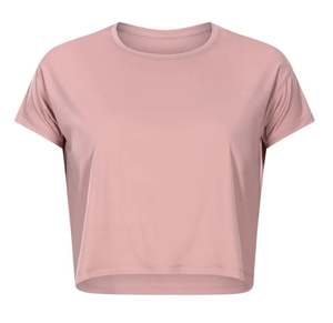 Camisetas de algodón liso de alta calidad OEM camiseta recortada cuadrada con logotipo personalizado camiseta de mujer de gran tamaño - Product Image 6